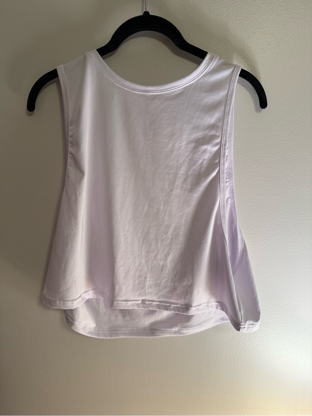 Women's Light Purple Sleeveless Crop Tank Top